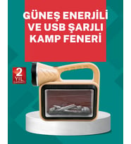 Alev Efektli Güneş Enerjili Lamba – Su Geçirmez