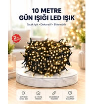 Uzun Ömürlü Led Teknolojili 10 Metre Şık Işıklı Süsleme Seti