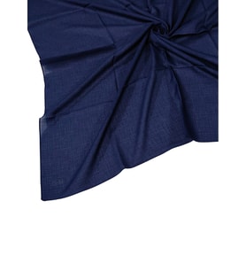 Enba Pamuklu Şifon Düz Renk Eşarp 100x100 cm – Şık ve Hafif Tasarım (Lacivert)
