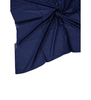 Enba Pamuklu Şifon Düz Renk Eşarp 100x100 cm – Şık ve Hafif Tasarım (Lacivert)