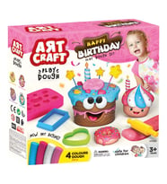 Art Craft Doğum Günü Oyun Hamuru Seti 10 Parça