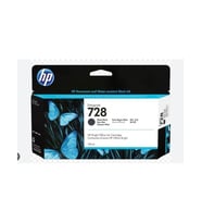 HP 728 Matte Black Mat Siyah 130ML Plotter Kartuşu 3WX25A
