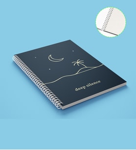Co Notes 15x21 Deep Silence Spiralli Kareli Defter - GDTK-906131