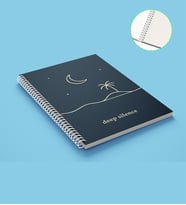 Co Notes 15x21 Deep Silence Spiralli Kareli Defter - GDTK-906131