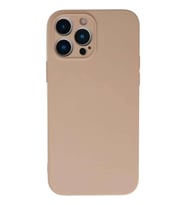 iPhone 13 Pro Max Kılıf Nano içi Kadife Silikon - Pudra
