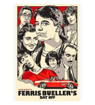 Ferris Buellers Off Günü Tablo Ahşap Poster Dekoratif