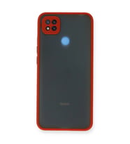 Xiaomi Redmi 9c Kılıf Montreal Silikon Kapak - Kırmızı