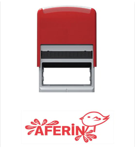 Aferin Öğretmen Kaşesi (Kırmızı)