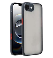 iPhone 16E Kılıf Montreal Silikon Kapak - Siyah