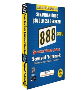 Tasarı DGS ALES Video Çözümlü 888 Sayısal Soru Bankası