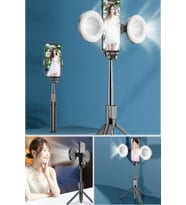 İki Ledli Tripod Standı ve Cep Telefonu Tutucu ile Selfie Işık Seti