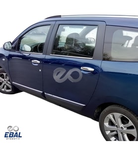 Dacia Lodgy Krom Cam Çıtası 4 prç. 2012 Üzeri P. Çelik