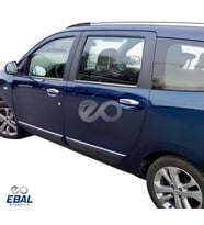 Dacia Lodgy Krom Cam Çıtası 4 prç. 2012 Üzeri P. Çelik