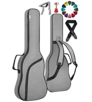 Midex ELC-40PAK Case Elektro Gitar Çantası Gigbag Su Geçirmez Kalın Kılıf (Çanta Askı Capo)