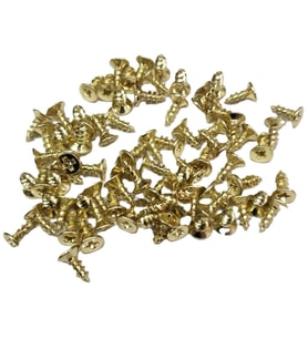 Sarı 1000 Adet Klips Vidası 2,3x6 mm YHB, İthal - Konik Başlı Kutu Ayak, Askı, Mini Vida