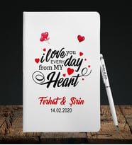 Sevgililer Gününe Özel Defter Kalem Seti 8