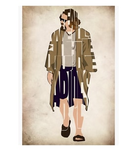 The Big Lebowski Tablo Ahşap Poster Dekoratif