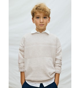 Mayoral Erkek Çocuk Sweatshirt Krem