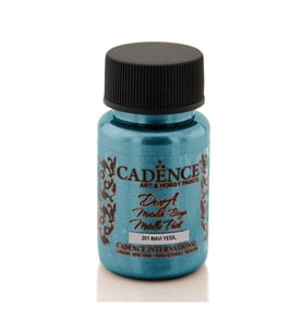 Cadence Dora Metalik Boya 50 ml. 201 Mavi Yeşil 
