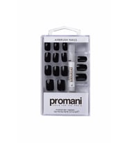 Promani Takma Tırnak Kiti Siyah pt5002