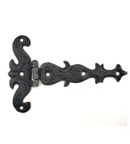 Antika Tarz Dekoratif Pirinç Kuyruklu Kelebek Menteşe - 94x147 mm, Oksit