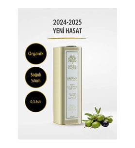 Organik Soğuk Sıkım 0,26 Asit Zeytinyağı 2 Litre