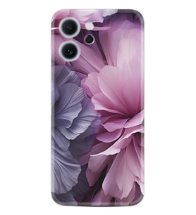 Oppo Reno 14F Kılıf Boutique Baskılı Resimli Çiçek Mor Pcode -028