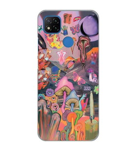 Redmi 9C / Redmi 10A Uyumlu Aesthetic Desenli Şeffaf Telefon Kılıfı