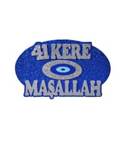 Nazar Sticker Yapıştırma Etiket 15Cm ve 6 Cm 2 Adet md6