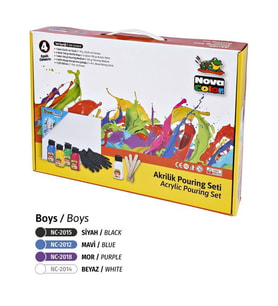 Nova Color Akrilik Pouring Set BOYS 