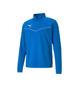 Puma Teamrise 1/4 Zip Top Erkek Futbol Antrenman Uzun Kollu Tişört 65739402 Mavi