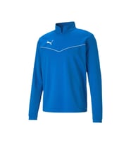 Puma Teamrise 1/4 Zip Top Erkek Futbol Antrenman Uzun Kollu Tişört 65739402 Mavi