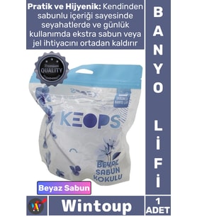 #Lif Konfor Masaj Etkili Pratik Köpüklü Yumuşak File Ergonomik Beyaz Sabun Kokulu Sabunlu Banyo Lifi