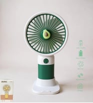 Avec USB Şarjlı El Fanı I Mini Taşınabilir Fan I Yaz Serinleticisi I Vantilatör I Telefon Standlıı (Yeşil)