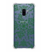 Samsung Galaxy S9 Plus  Köşe Korumalı Antişok Kapak Nostalji Desen Tasarımlı Şeffaf  Kılıf