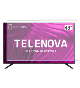 TELENOVA 43S8001 TV EKRAN KORUYUCU - Telenova 43" inç Tv Ekran Koruyucu