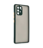 Samsung Galaxy A91 / S10 Lite Kılıf Montreal Silikon Kapak - Yeşil