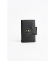 ImPolo Emiliy Siyah Taba Gofraj Desen Çok Amaçlı unisex Kartlık 7x11 Ebatında