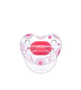 Wee Baby 0-6 Ay Şeffaf Desenli Damaklı Emzik 837