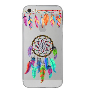PrintiFy Iphone 5 ile Uyumlu Nazar Boncuğu 6 Baskılı Kamera Korumalı Şeffaf Silikon Kılıf
