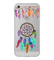 PrintiFy Iphone 5 ile Uyumlu Nazar Boncuğu 6 Baskılı Kamera Korumalı Şeffaf Silikon Kılıf