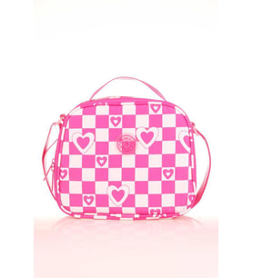 Kaukko Nature Soft Beslenme Çantası Pink Heart K9017 (Pembe)