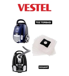Vestel Elektrik Süpürgesi Sentetik Toz Torbası 10 Adet