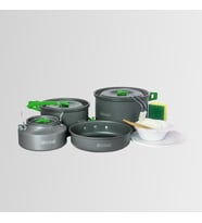Orcamp OUT-1050 Outdoor Yemek Kapları -4'lü Kamp Tencere Tava Çaydanlık Seti