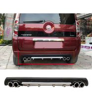 Fiat Fiorino Gri Difüzör Çiftli Yuvarlak Egzoz Görünümlü D Tip Difizör
