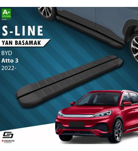 S-Dizayn BYD Atto 3 S-Line Siyah Yan Basamak 193 Cm 2022 Üzeri
