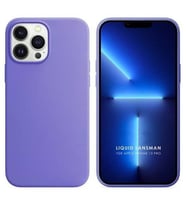 Apple iPhone 15 Pro 6.1'' Liquit Lansman Silikon Lila
