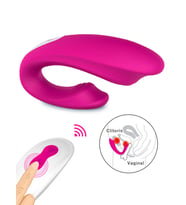 Fastieshop Şarjlı Uzaktan Kumandalı Vibratör (Pembe)