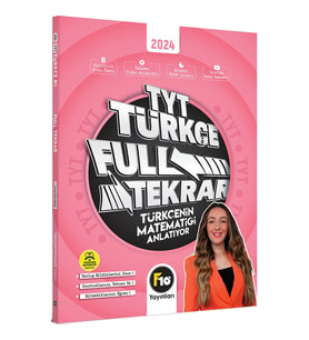 F10 Yayınları TYT Türkçenin Matematiği Full Tekrar Video Ders Kitabı
