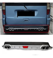 Fiat Doblo Gri Difüzör Difizör Yuvarlak Egzoz Görünüm Kulaklı Tip 2001 - 2012